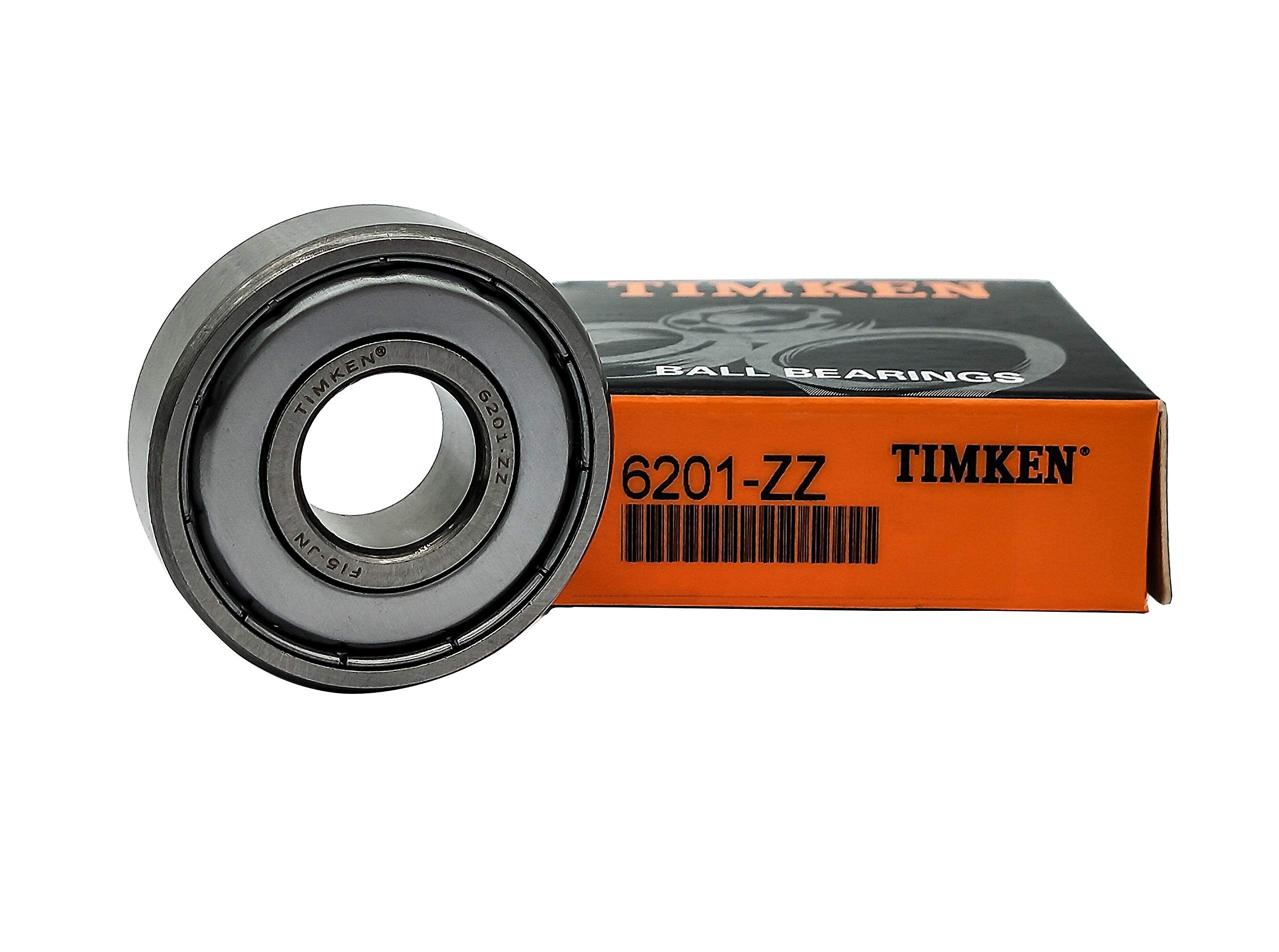 TIMKEN 6201-ZZ, 4 Pcs,Double Metal Seal Bearings 12x32x10mm, Pre